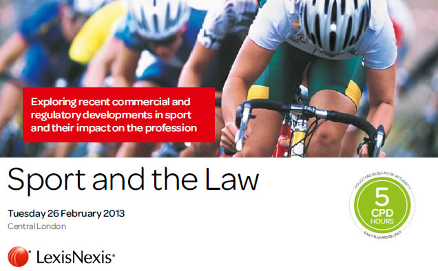 Sport and the law 2013